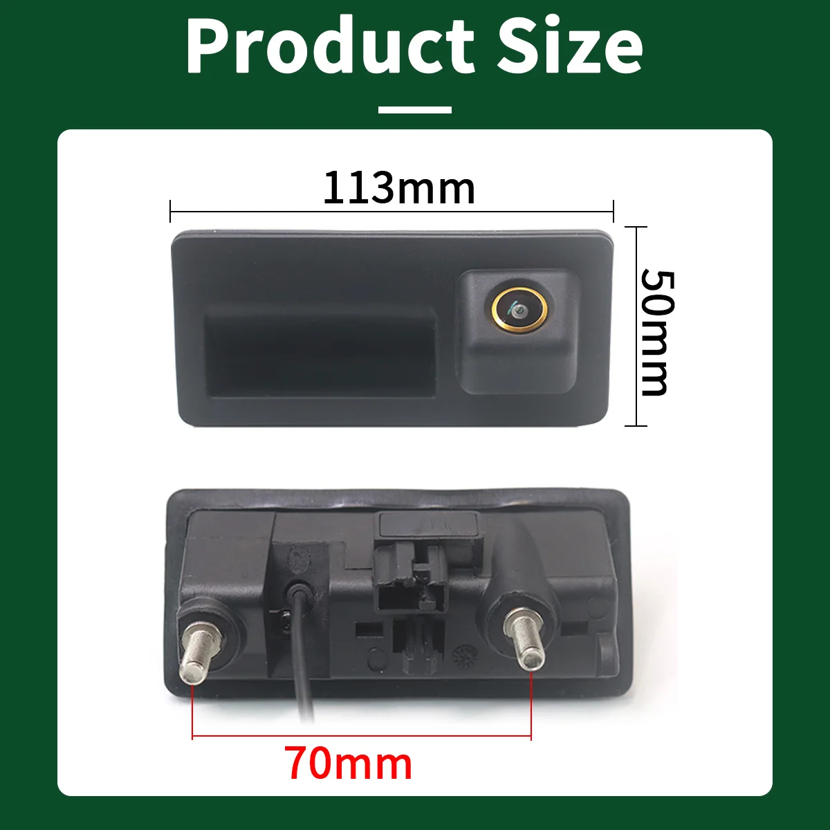 폭스바겐 골프 파사트 B7 B5 티구안 T5 제타 MK6 아우디 A3 A4 A5 Q5 A6 포르쉐 카이엔용 AHD 1080P 후방 카메라