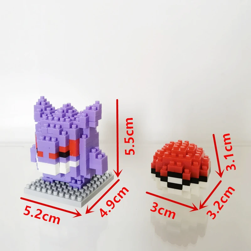 75 Stile Pokémon Bausteine Montage Anime Pikachu Glurak Schigerausche Bisasam Gengar Figuren Spielzeug für Kinder Geschenk – Detail 35