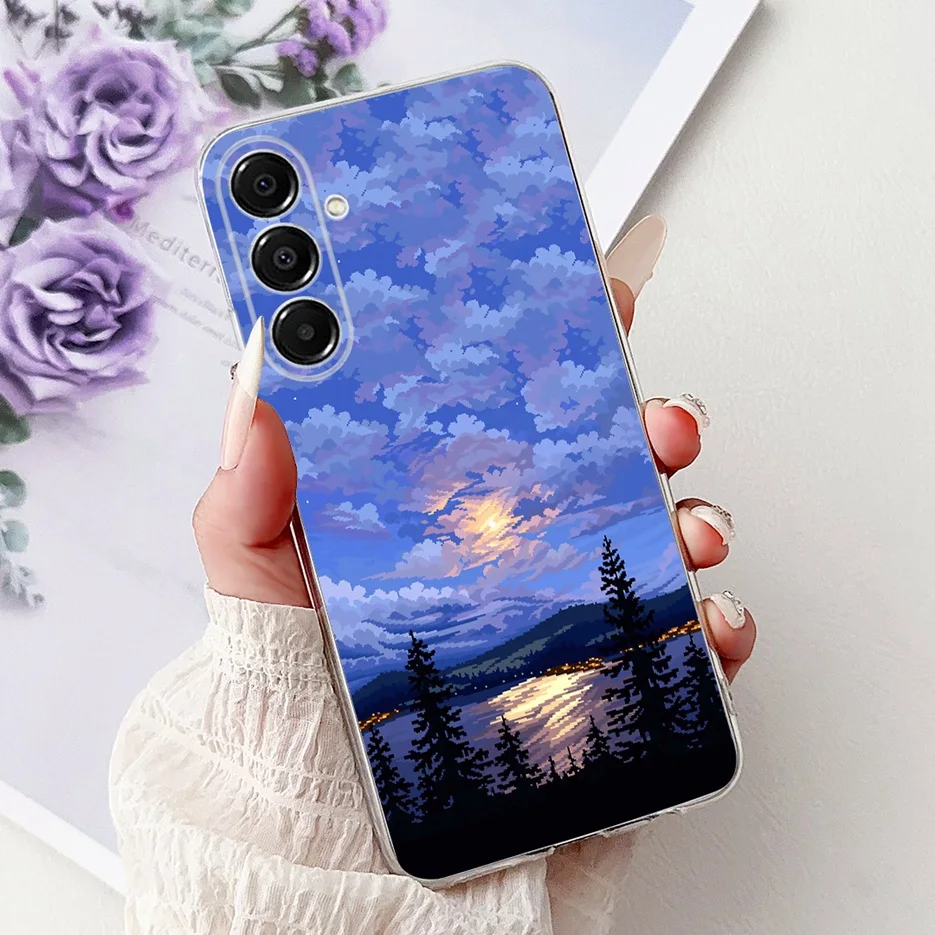 Stylish Painted Soft Silicone Case - Fashionable Protective Cover & Bumper