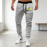 Pantalons de sport pour hommes, pantalons de course avec lettres imprimées, fitness, football, entraînement, slim fit, pantalons de sport décontractés, pantalons à petites jambes pour hommes 6