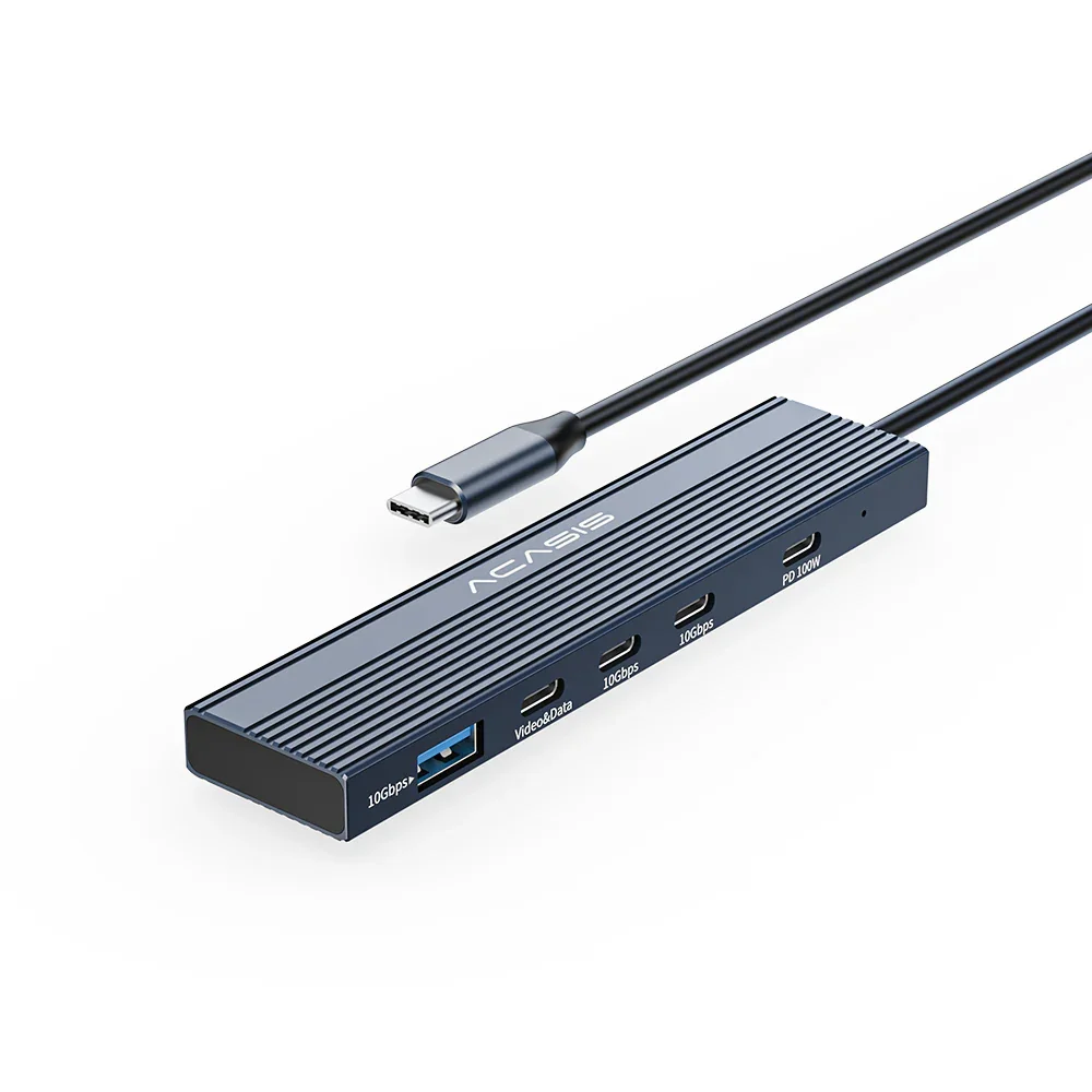 5-in-1 USB C Docking Station With 4K@60Hz Video Output, 100W PD, 2 USB-C & USB-A 3.1 Ports For Book, Windows Laptop_voghion.com