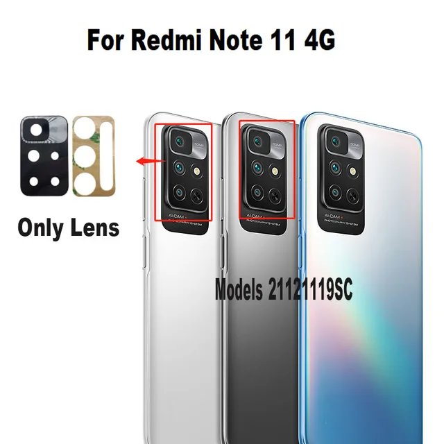 Vetro Temperato Per Fotocamera Xiaomi Redmi Note 10 4G - Pellicola Protettiva Antigraffio, 2 Pezzi