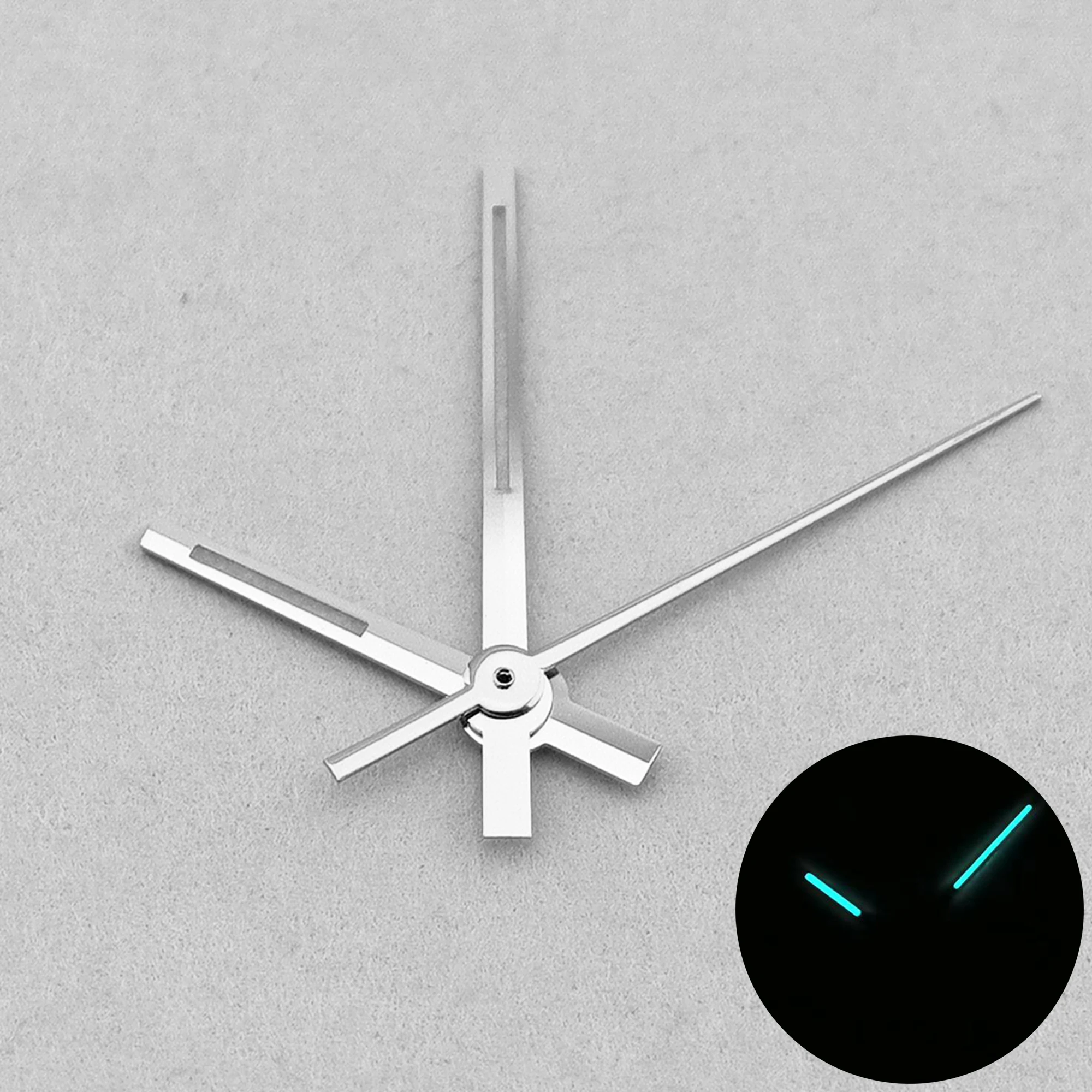 BGW9 Ice Blue Luminous Watch Hands for High-Quality Timepieces
