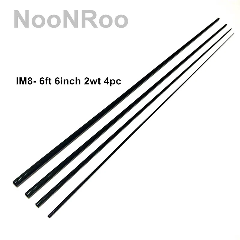 

NooNRoo-DIY удочка, ремонтная удочка, частный материал, NooNRoo, IM8 6 футов 6 дюймов 2WT, 4 шт.