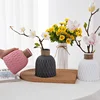 1PC Water Ripple Plastic Vase Wave Flower Pot Arrangement Modern Nordic Style Home Living Room Desktop Decoration Ornament 3