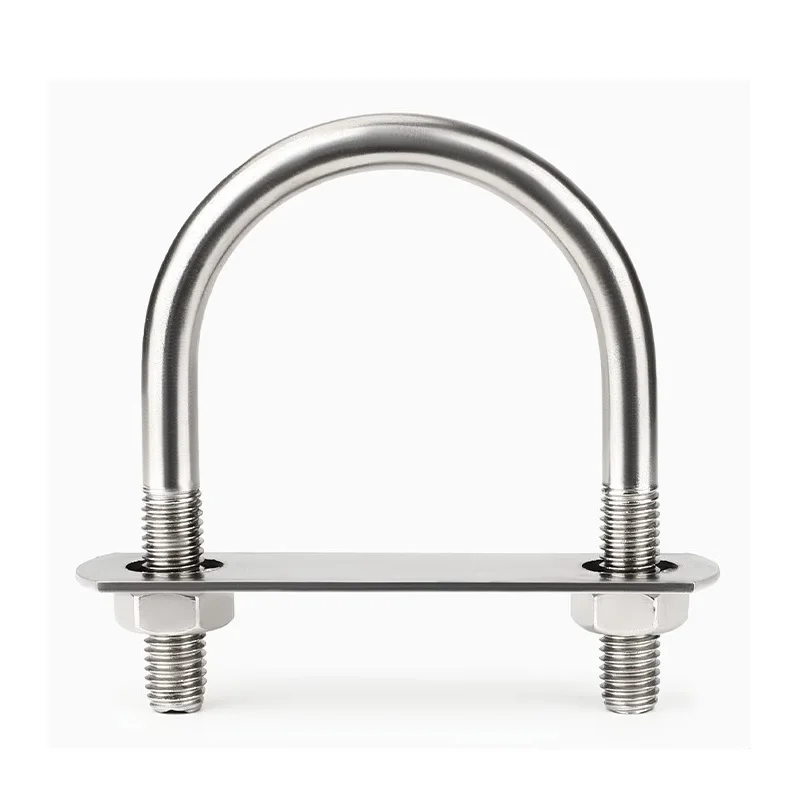aco inoxidavel round u shape pipe clamp 03