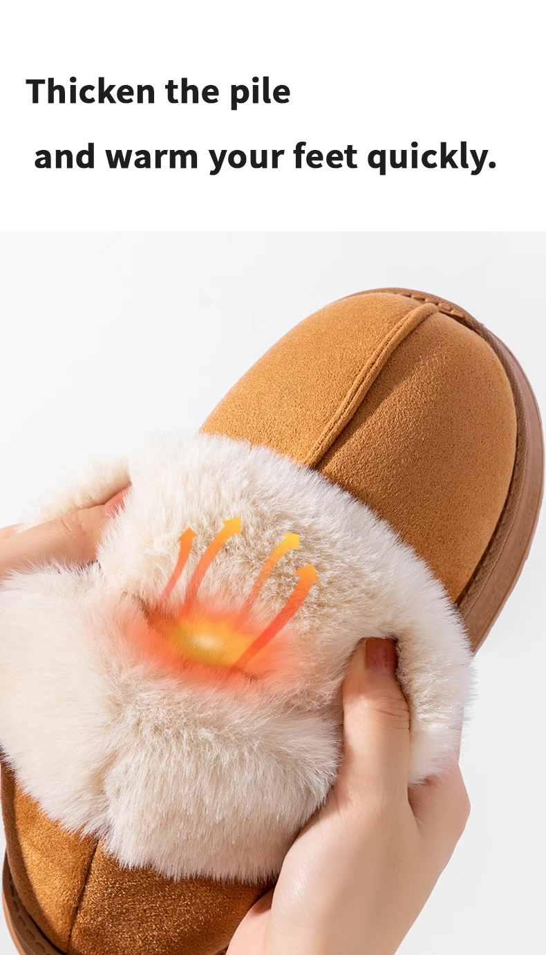 Plush Winter Slippers Canada | EvaCozy™ Non-Slip House Slippers
