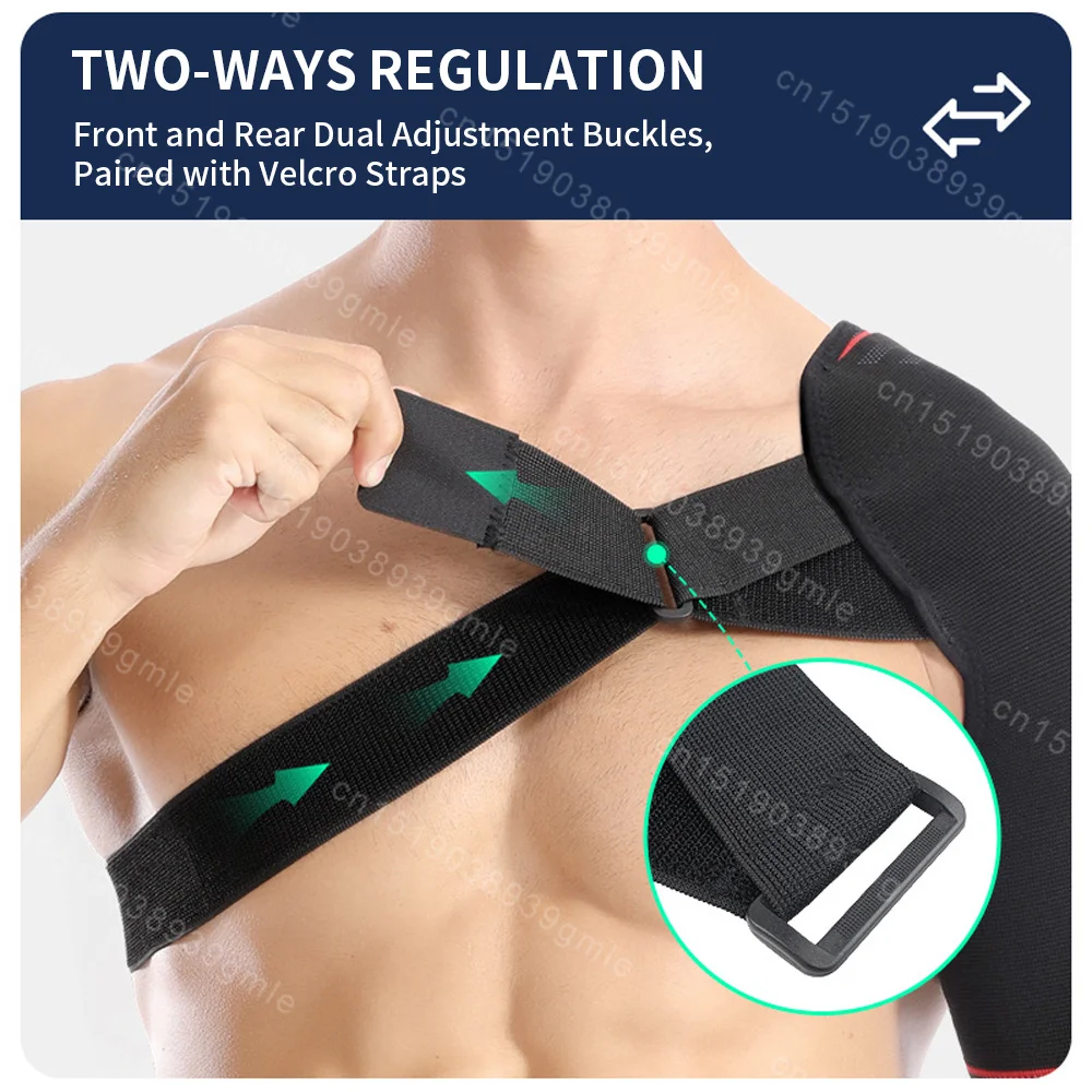 Shoulder Brace Professional Compression Sleeve Joint Sprain Shoulder Pain Relief Bursitis Tendinitis Adjustable Shoulder Support