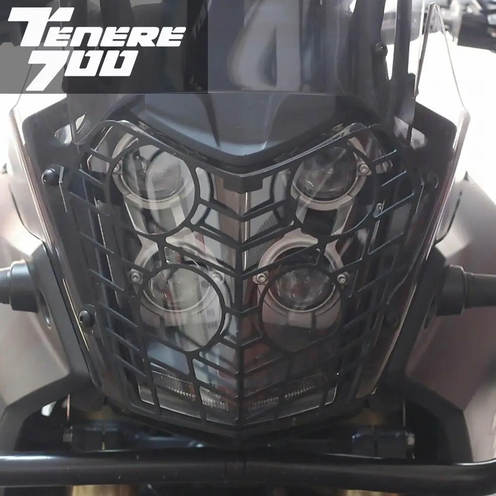 2023 TENERE 700 Headlight Protector Guard Grill Cover For YAMAHA Tenere 700 T7 Rally XTZ700 XT700Z TENERE 2019- 2022 Accessories