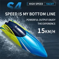 2.4G RC Boat S4 15km/h Dual Motor Waterproof High-speed Boat Summer Outdoore Water Remote Control Ship Toys Gifts Boys 1