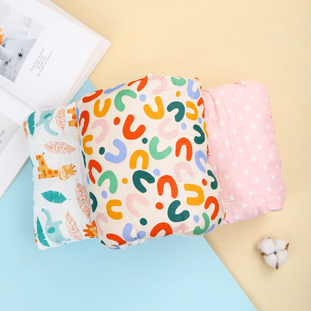 Cross-border cotton velvet thickened, soft and comfortable baby nursing pillow arm baby pillow feeding artifact Comfort pillows