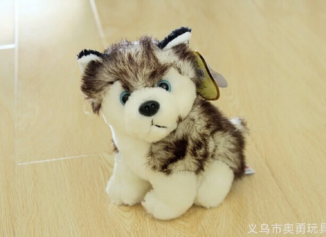 

10 pieces a lot cute husky dog toy small lovely husky dog stuff doll about 20cm