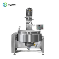 Marmite planétaire semi-automatique à chauffage au gaz, 600l, moteur en acier inoxydable, pour appareils de cuisine commerciaux 5