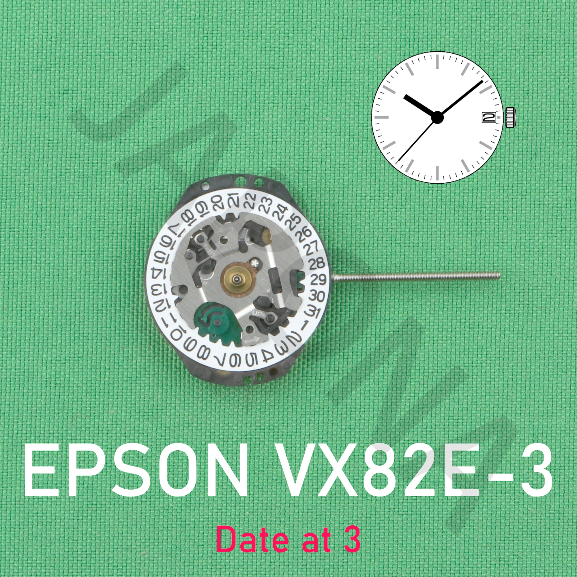 Epson VX82 Movement Original Automatic Quartz Mouvement Japan