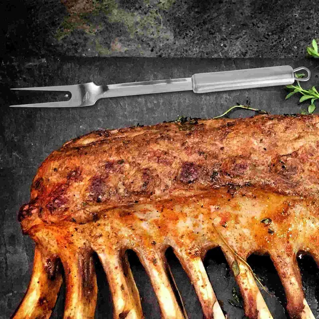 Villák Húsrács Faragókészülékek Sült Grill Desszert Grillezés Gyümölcs Steak Rozsdamentes Piknik Főzés Bbq Acél - Image 3