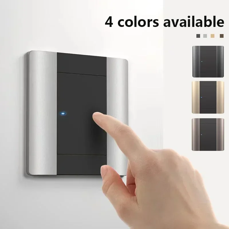 WallLightResetSwitchPanelHomeSelfresettingSplicing1234Gang