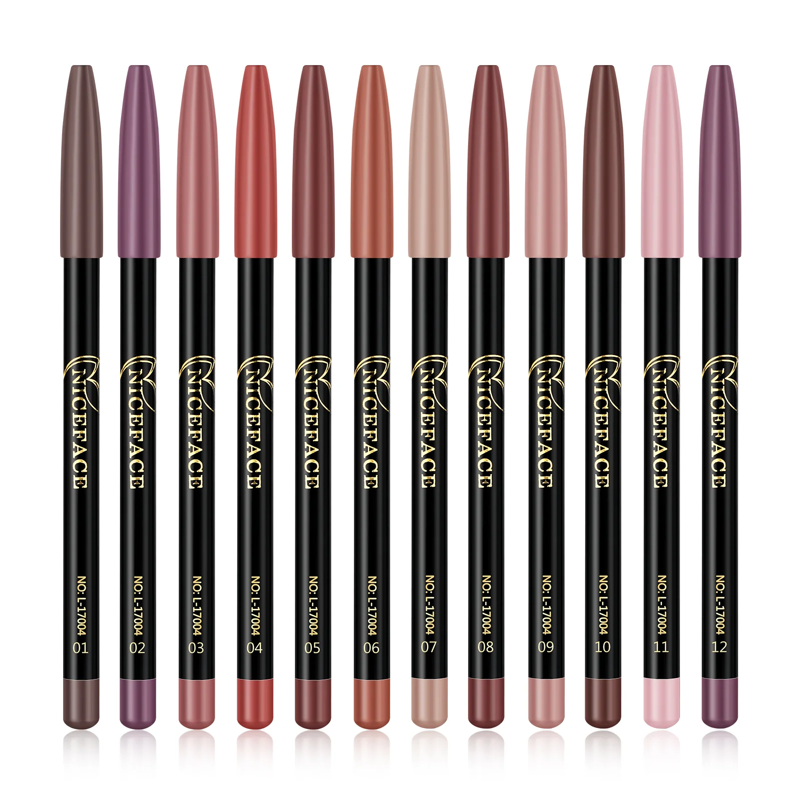 

Lip Liner Set Matte Lip Liner Pencil Set 2-In-1 Matte Make Up Lip Liners Pencils 12Pcs 12 Colors Lip Pencil Makeup Gift