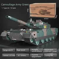 Rc Tank Military War Battle United States M1 Leopard 2 Remote Control Toy Car Tactical Model Electronic Toys For Boys Children 2
