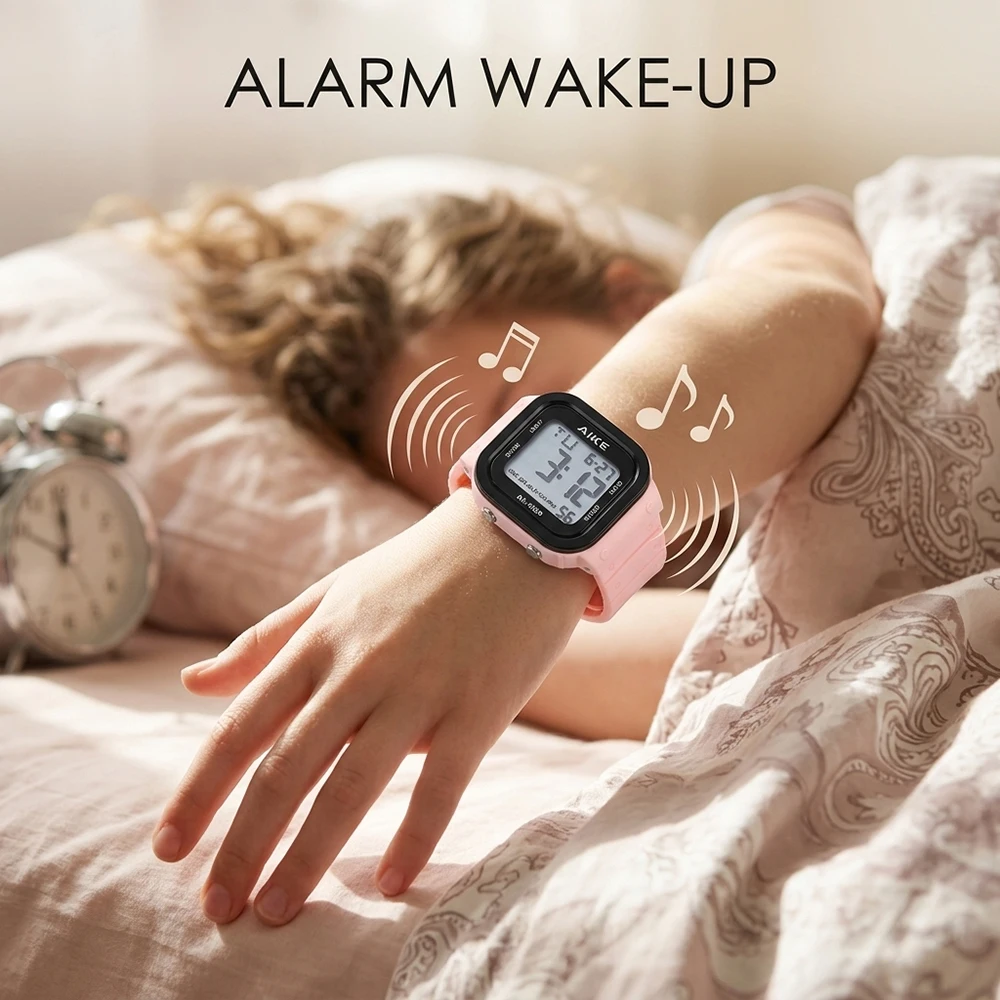 Waterproof Digital Sport Watch with Stopwatch, Date & Week Display, Backlight, and Lightweight Design