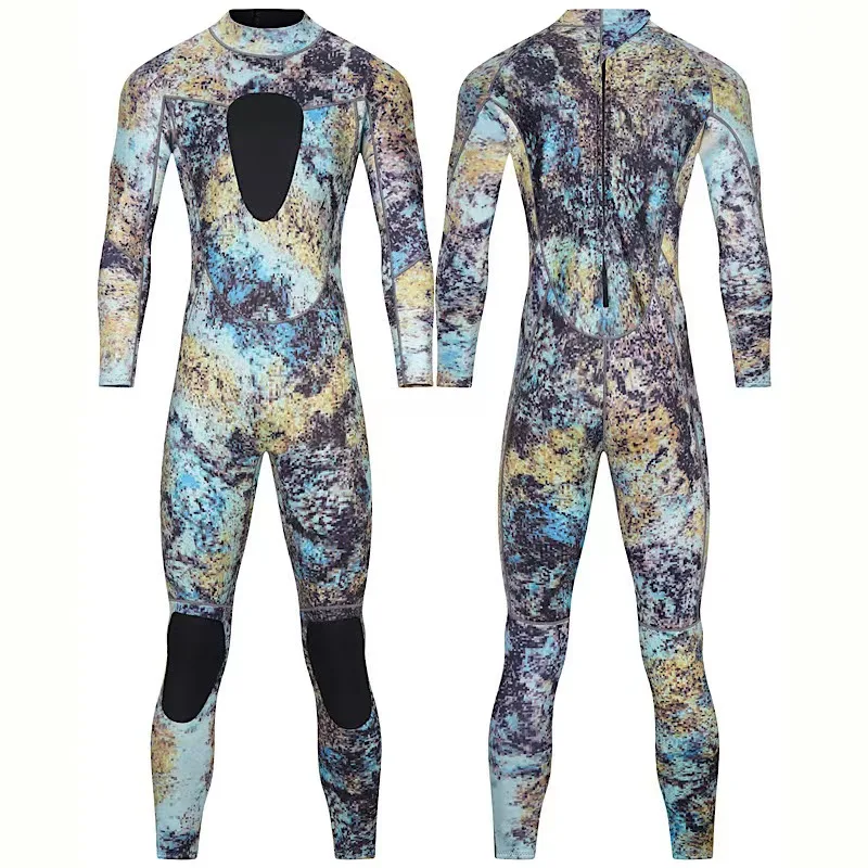 Men Camouflage Wetsuit 3mm Neoprene Surfing Scuba Diving Snorkeling Swimming Body Suit Wetsuit Surf Kitesurf Equipment 3XL diving suits