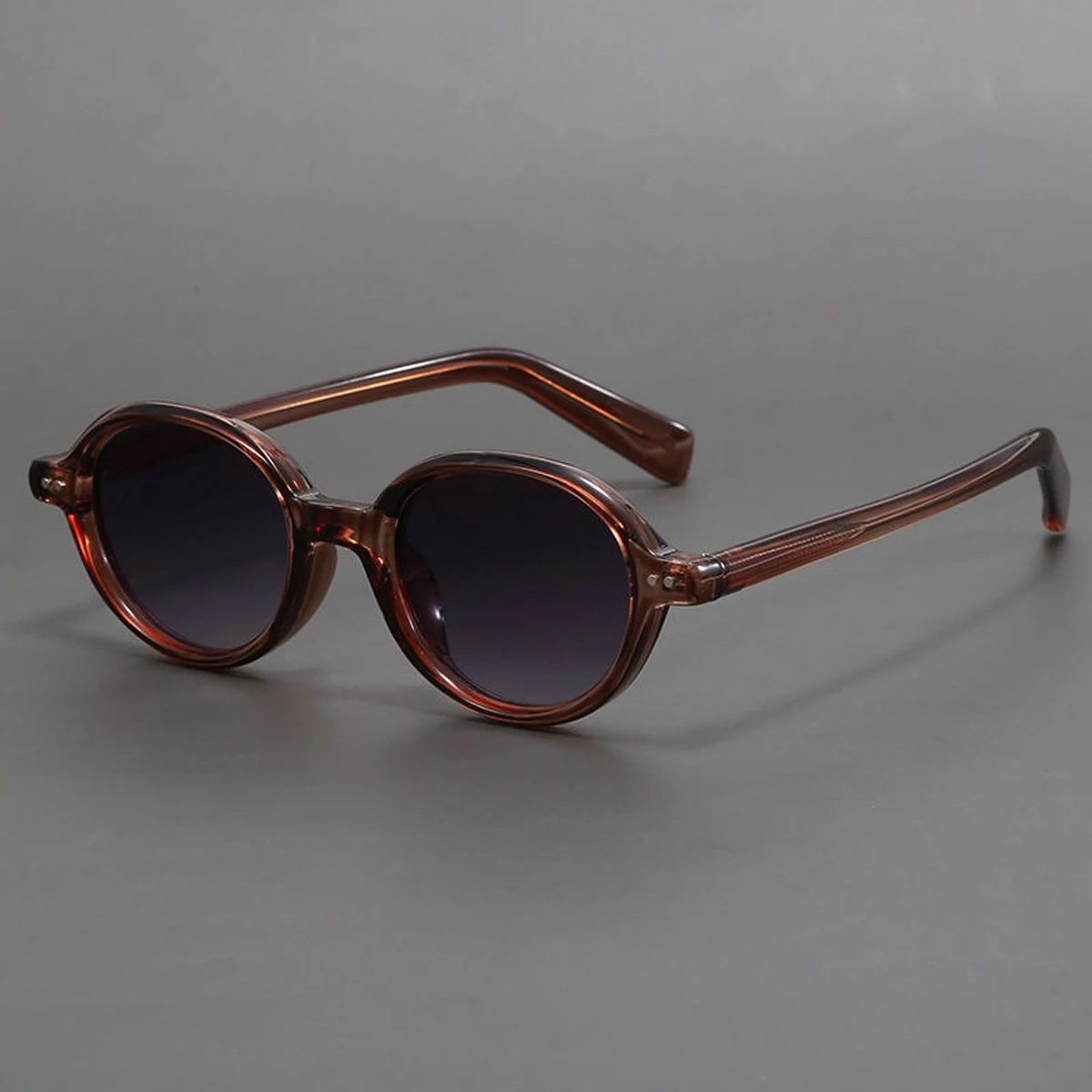 Acetate Small Round Sunglasses Polarized Men's Japanese Unisex Oval Sunglasses Women Retro TR90 Acetate Men 2