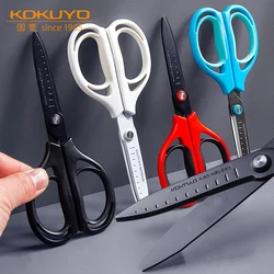 1Pc KOKUYO Scissor AIROFIT Anti Stick Multi Color Safe Scissors Cutter Diary Journal Craft Stationery Office School Supplies