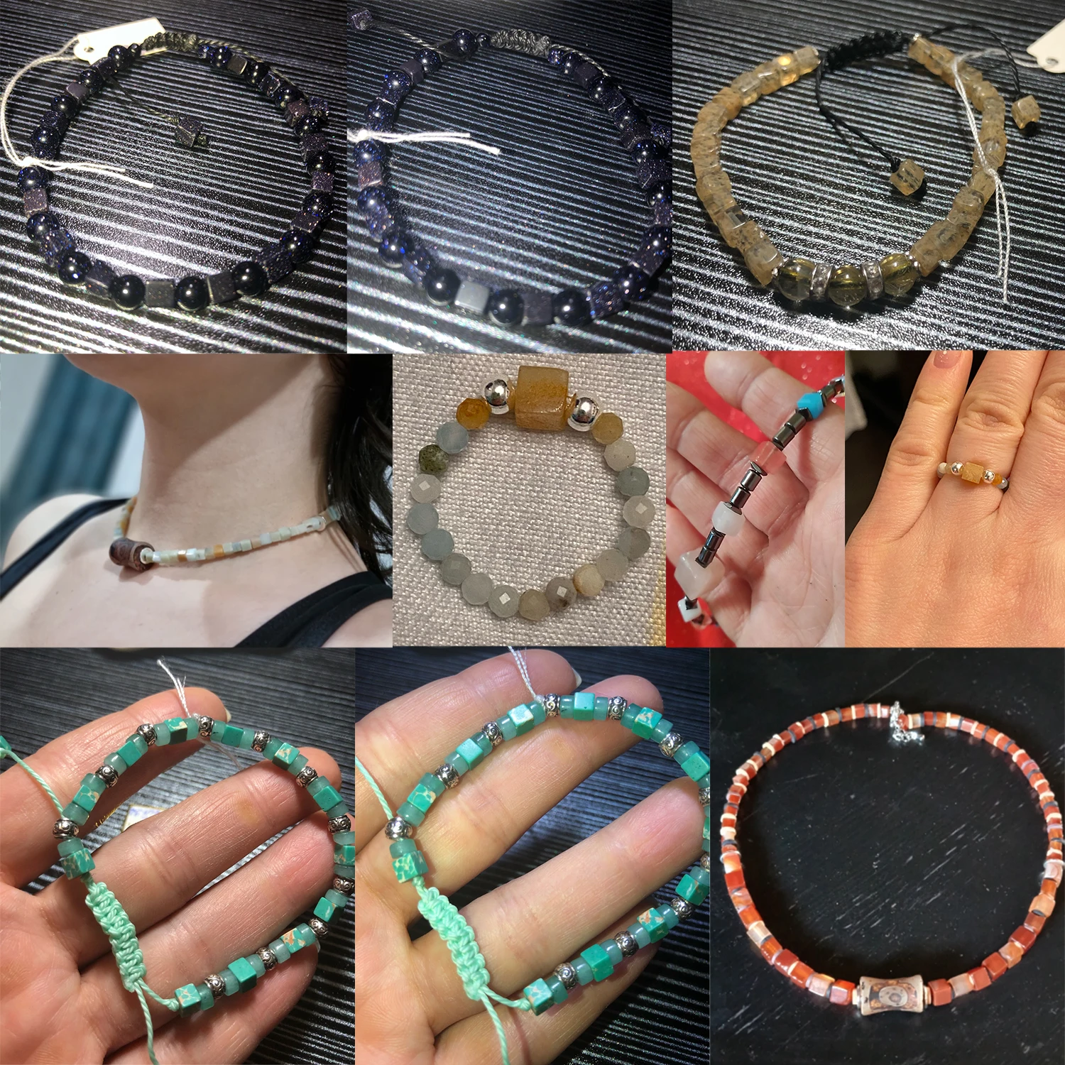 Perline Di Pietra Di Corallo Rosso Naturale Distanziatore Filo Sciolto 15 - Foto 3