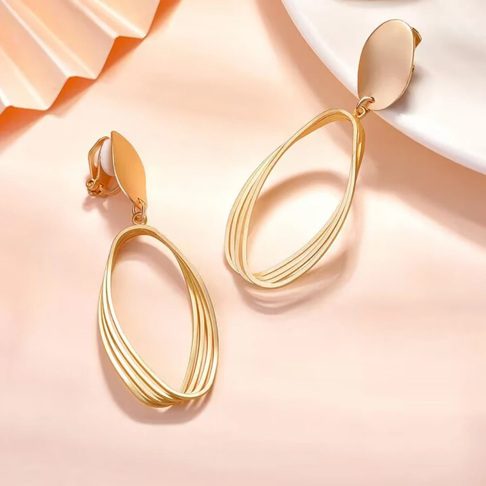 Ear Clip Earrings For Woman