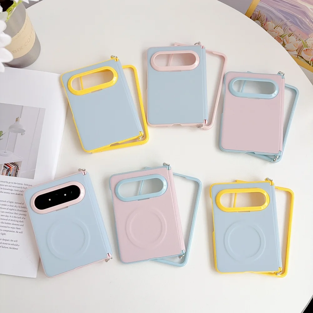 Hinged Phone Case For Huawei Pura X Max With Camera Lens Protection_voghion.com