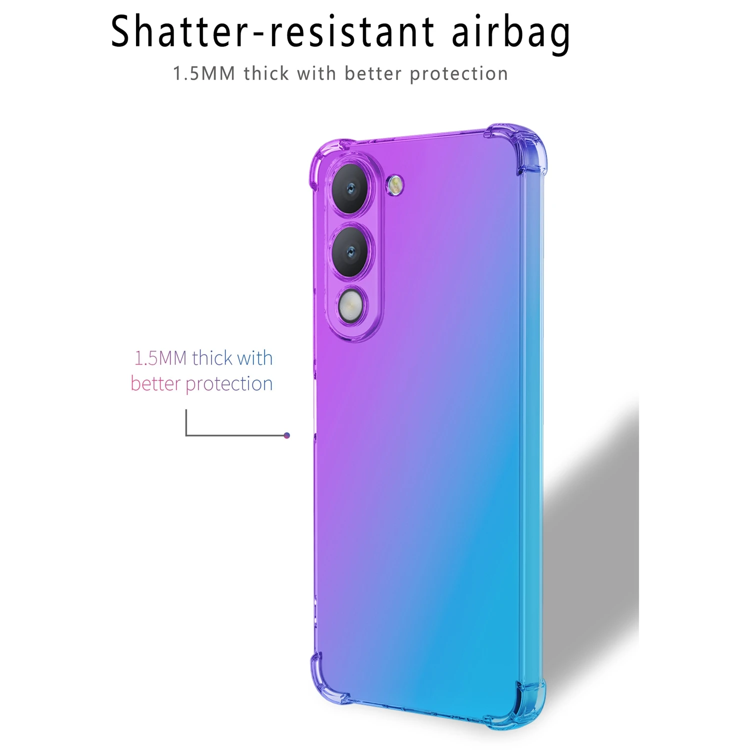 Gradient Airbag TPU Shockproof Case - Protective Cover s Coque Capa