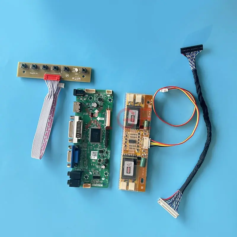 

Плата контроллера ЖК-дисплея MNT68676 подходит для LTM170E5 LTM170E6 LTM170E8 1280*1024 4 дисплей CCFL VGA DVI 30Pin LVDS HDMI-совместимый Комплект «сделай сам»