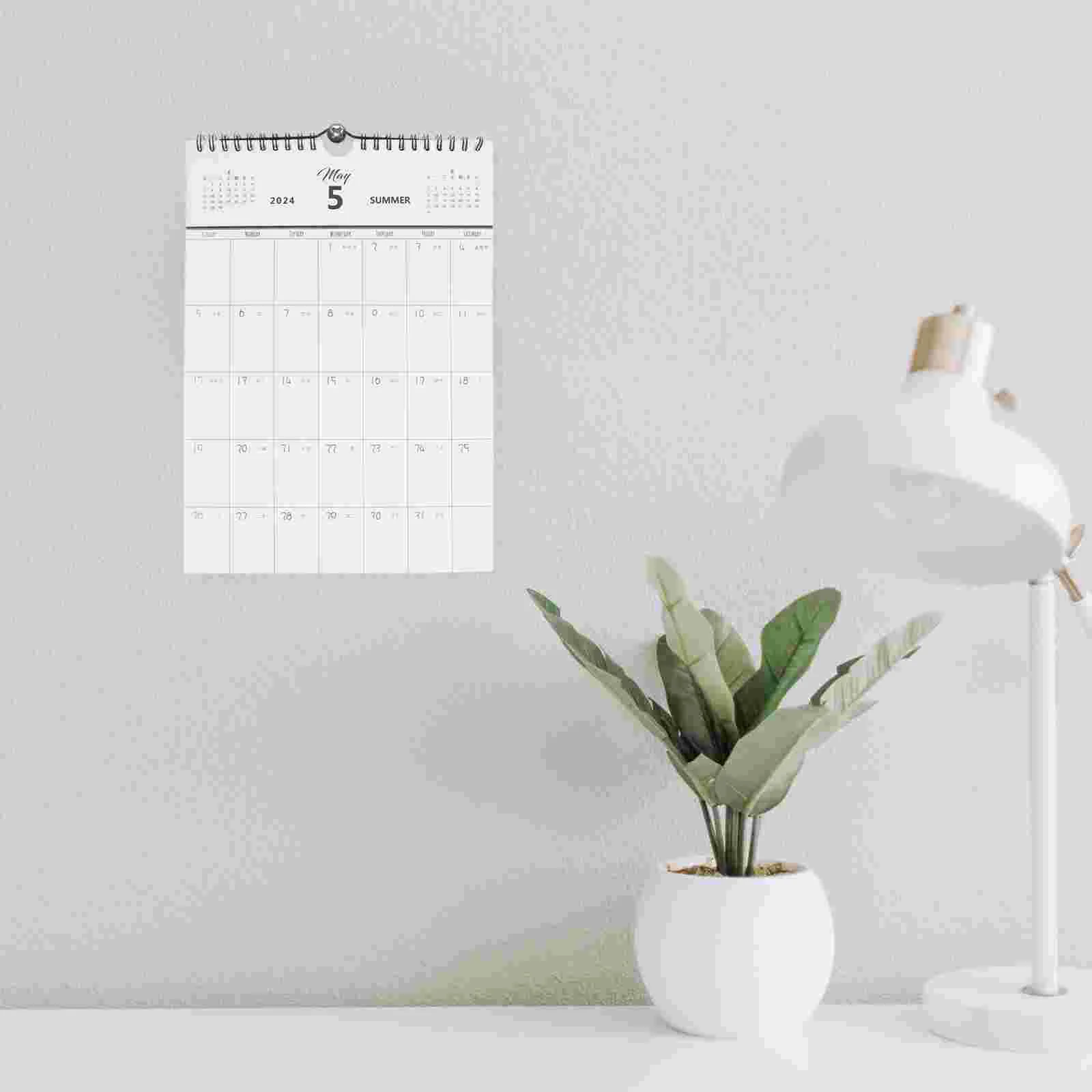 

Planning Calendar Sturdy Countdown Room Daily Wall Hanging Calendar Home Appointment Hanging for Home Office School