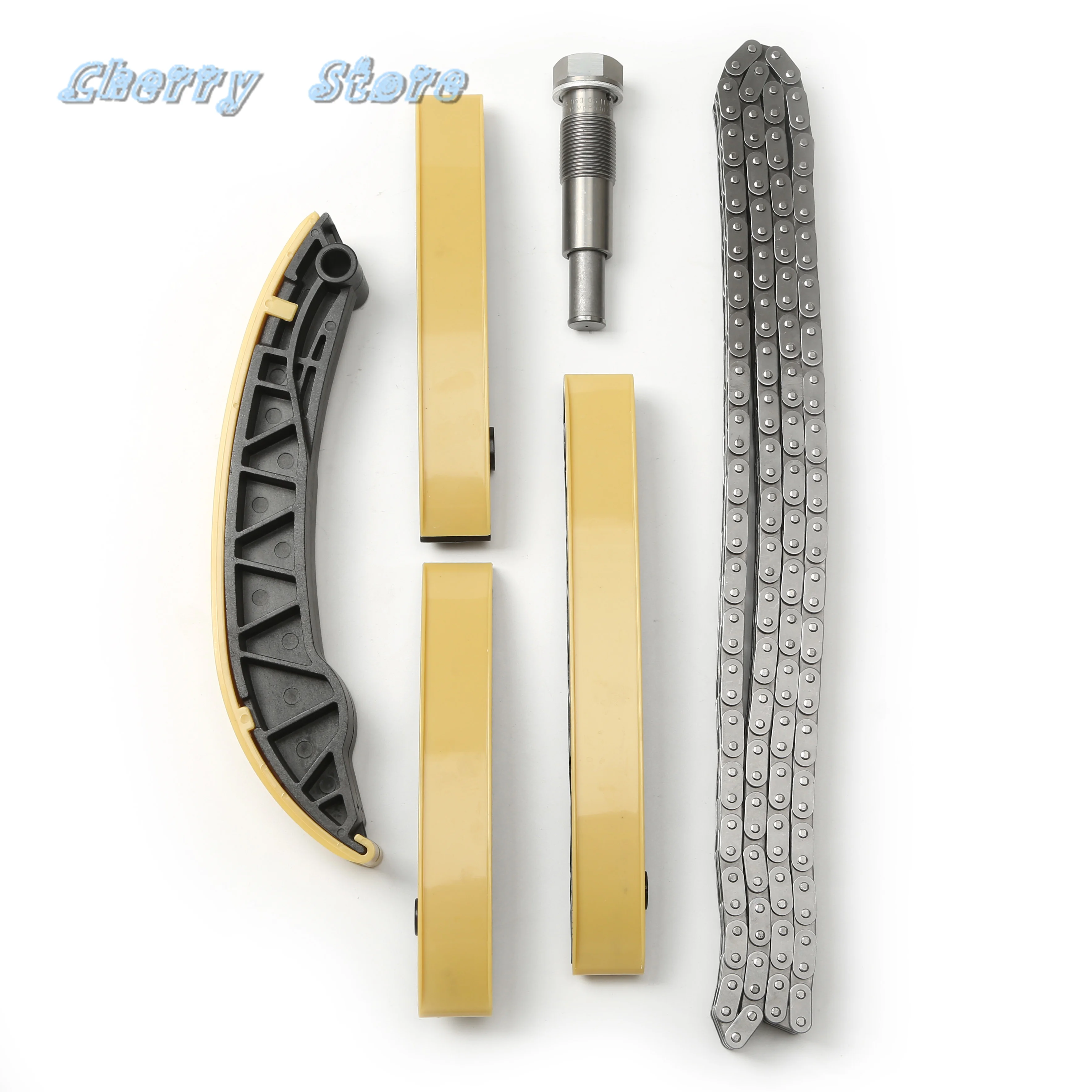 Engine Timing Chain Tensioner Guide Rail Kit 6PCS For Mercedes 