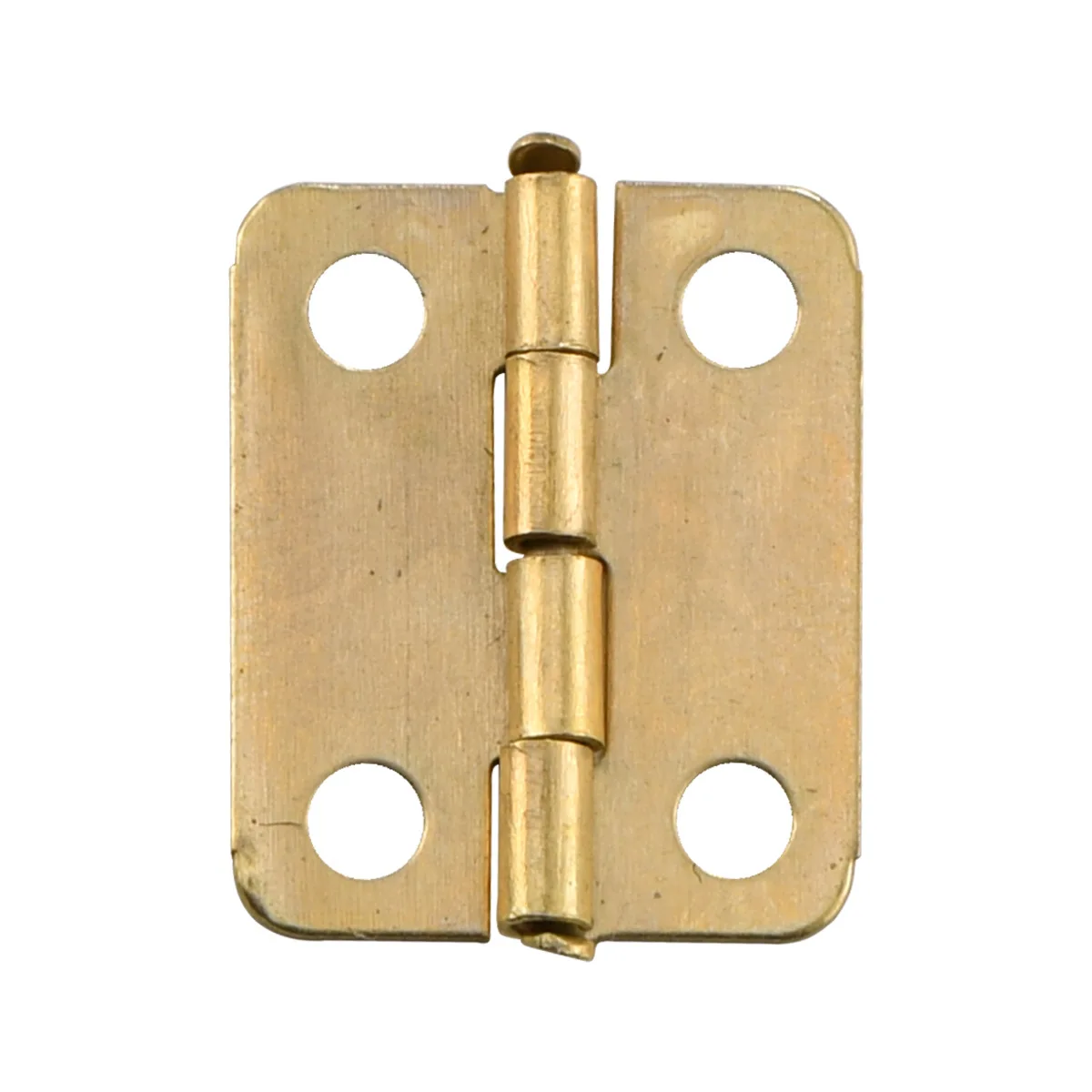 New Chinese 6-point fillet antique bronze iron flat hinge wooden box hinge packaging 18*15mm