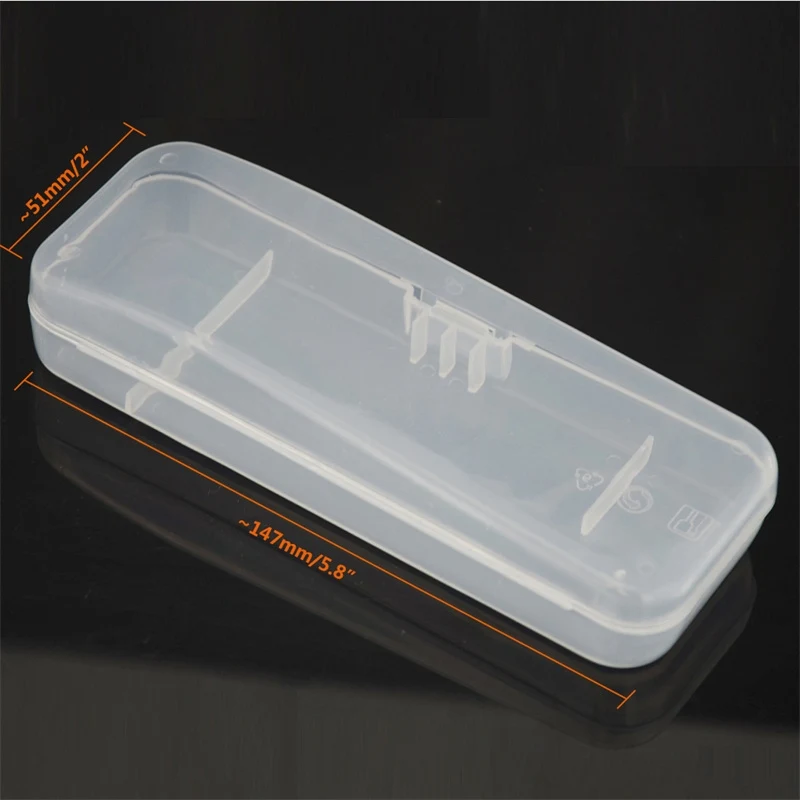 Case Shaving Machine Container Portable Travel Men's Razor Holder Shaver Box Transparent Plastic Razor Blades Storage Box