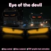 Demon Eyes Car LED Logo APP LED Matrix Pixel Panel Night Light DIY Programmable Flexible LED Display for Car Truck Accessories 2