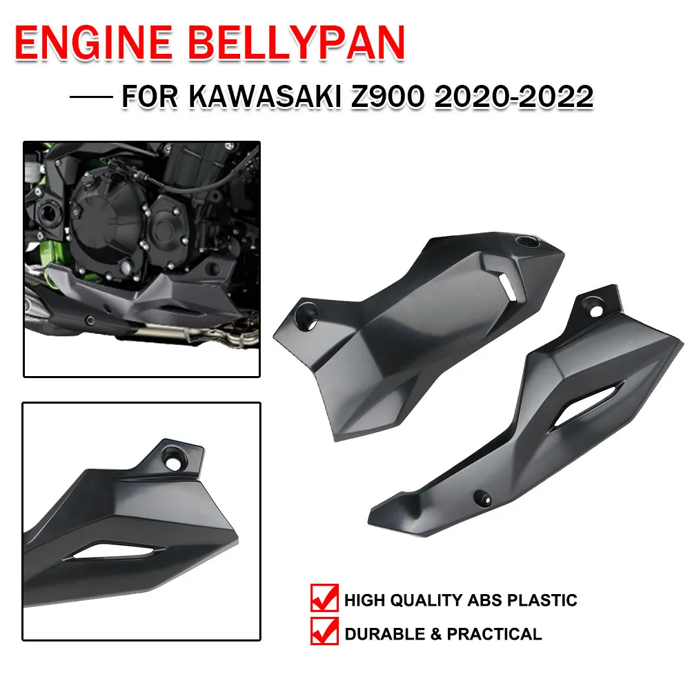 

Motorcycle Belly Pan Lower Engine Spoiler Unpainted Protector Fairing Cover Bottom Guard For Kawasaki Z900 Z 900 2020 2021 2022
