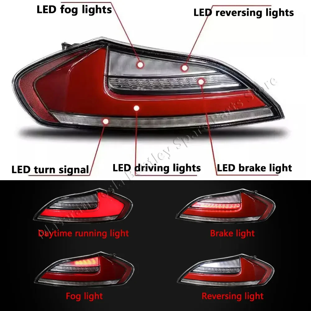 ⑤ BMW　Z４　テールランプ左　E89　7 191 775-12 AKD Car Styling for BMW Z4 E89 Tail Lights 2009-2016 E89 LED Tail Lamp DRL  Dynamic Signal Reverse Auto Accessories