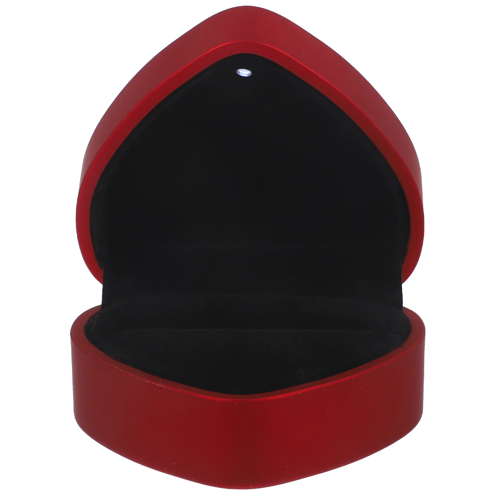 

Lighted Ring Box Creative Boxes Holders Heart-shaped Wedding for Ceremony Jewelry Display Engagement Case Bride