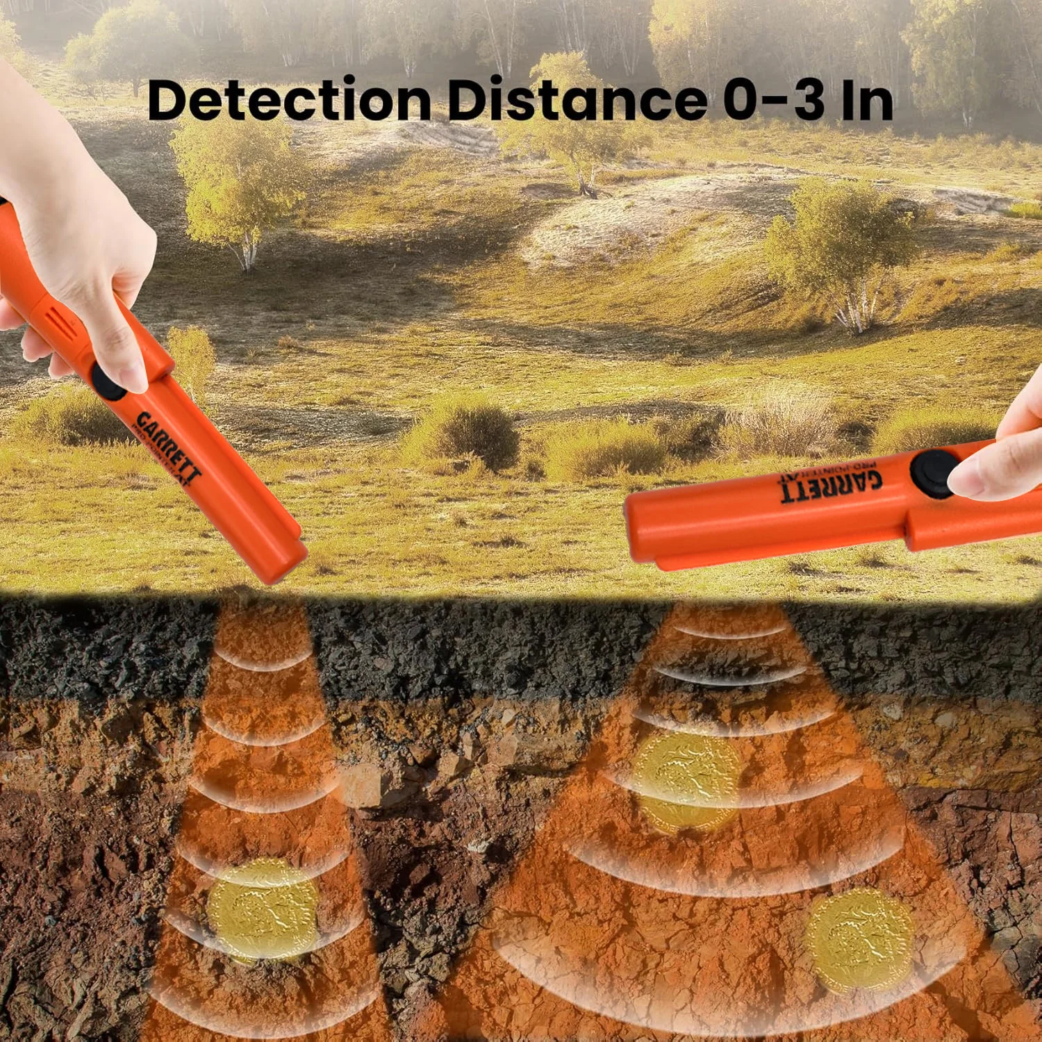 metal detector Metal Detector Pinpointer Professional Handheld Pin Pointer Wand Search Treasure Pinpointing Finder Probe Adults Kids