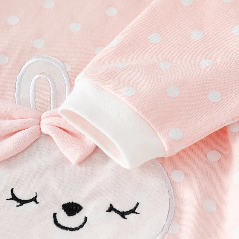 Baby Clothes Baby Long-Sleeved Jumpsuit Pure Cotton Newborn Pajamas Baby Girl Spring and Summer