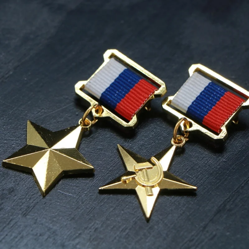 Medal Production Cccp Russian Sovietica Ordine Del Lavoro Ordine Del Lavoro Gold Star Replica