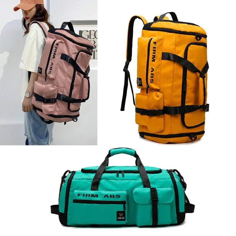 Women Fitness Training Gym Sports Bags Large Capacity Tactical Backpack Travel Shoulder Duffle Luggage Handbag For Men Suitcases 6