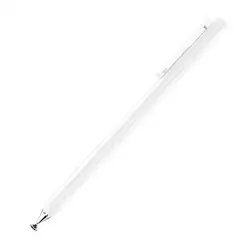 Premium Universal Magnetic Stylus Pen with Clip - Enhanced Touch Precision for Tablets and Smartphones (White)