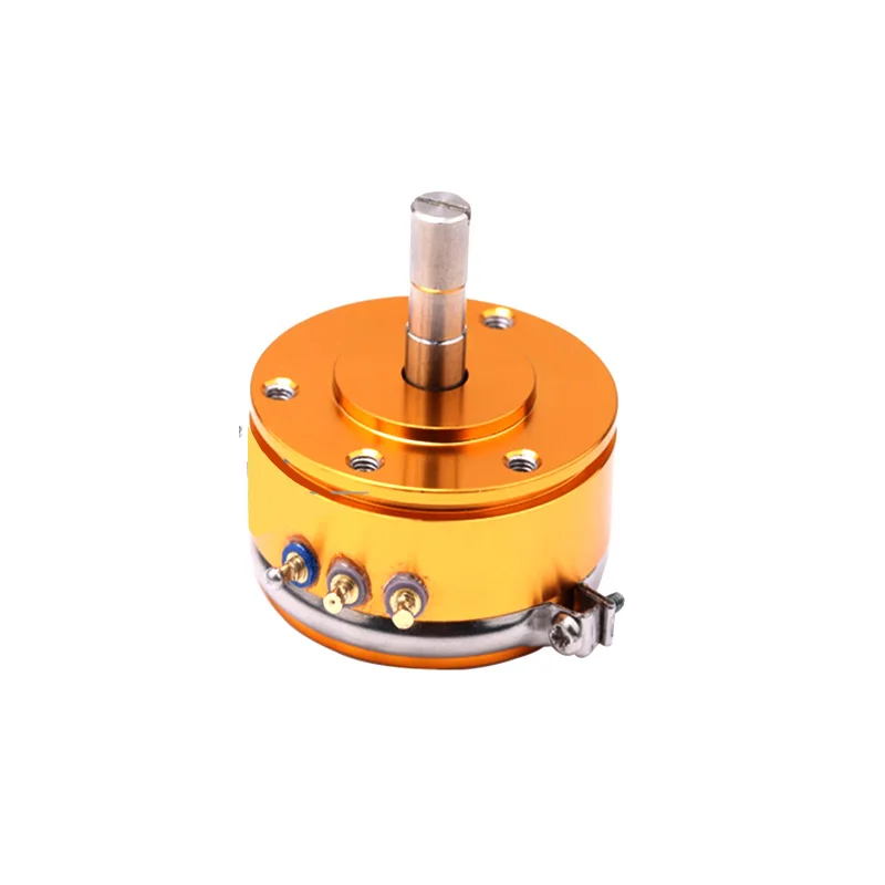 SENTOP WDD35D4 1K/2K/5K/10K conductive plastic potentiometer 19mm Short axis angle sensor displacement WDD35D-4 Linear 0.1% linear potentiometer,adjustable resistor,electronic components