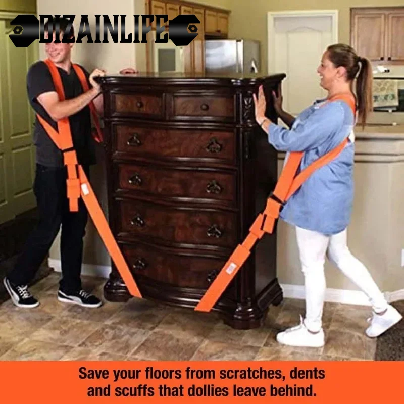 Moving Straps Furniture Moving Carrying Shoulder Forearm Carry Rope Lift Heavy Furniture