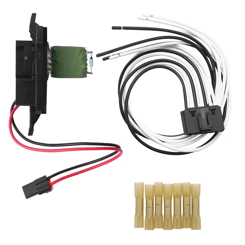 

2807122 AC Blower Motor Fan Resistor With Harness For Cadillac Escalade Avalanche Silverado Tahoe Yukon 15305077 973-409
