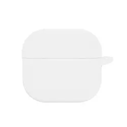 Portable Soft Earphone Case: Anti - Drop, Dustproof, Shockproof Silicone Protector Sleeve (White)