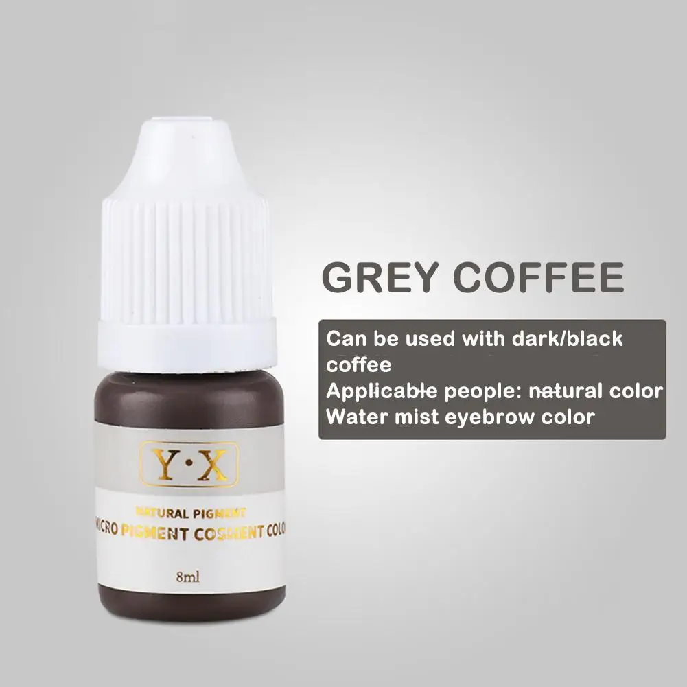 Natural Plants Semi Permanent Eyebrow Tattoo Ink Durable Coloring Beauty Microblading Emulsions Pigment Supplies Makeup