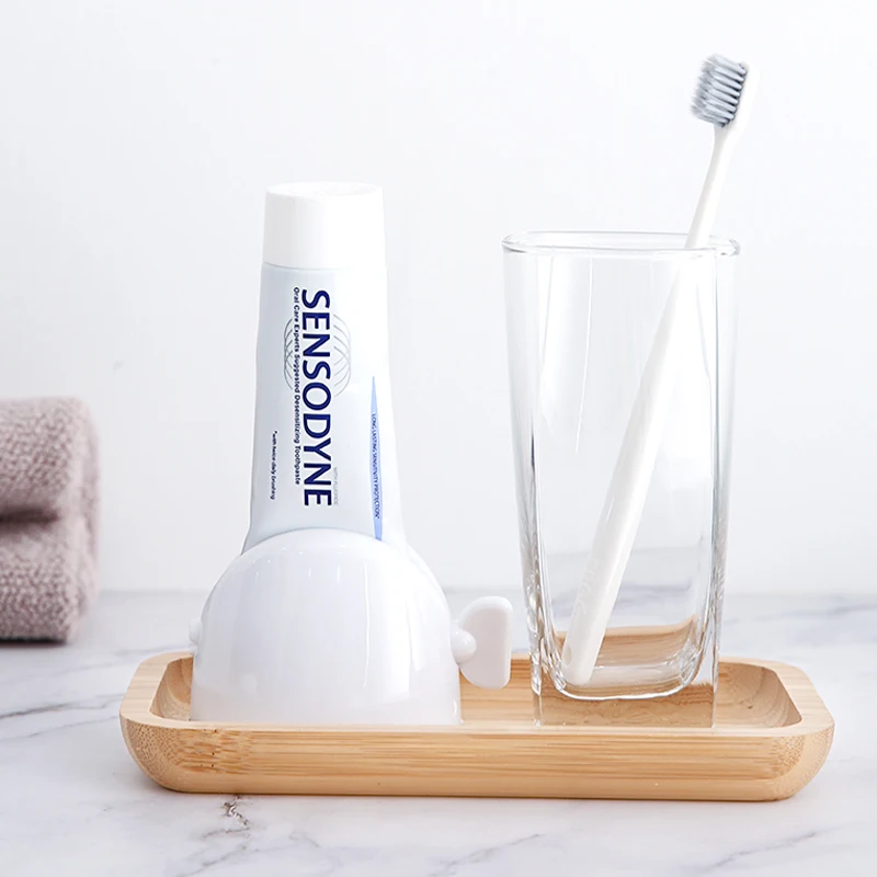 Toothpaste Squeezer Holder Cleanser  Bathroom Accessories  Toothpaste Squeezer Toothbrush Holder Rolling Toothpaste Squeezer 3
